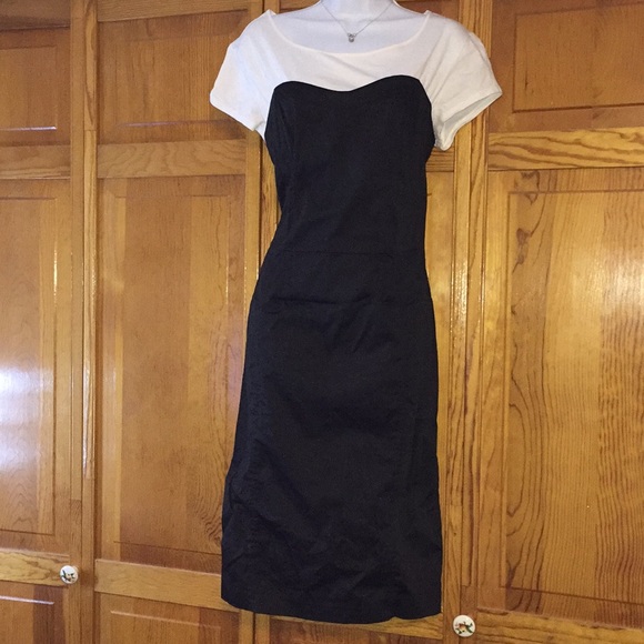 Newport News Dresses Black And White Dress Poshmark
